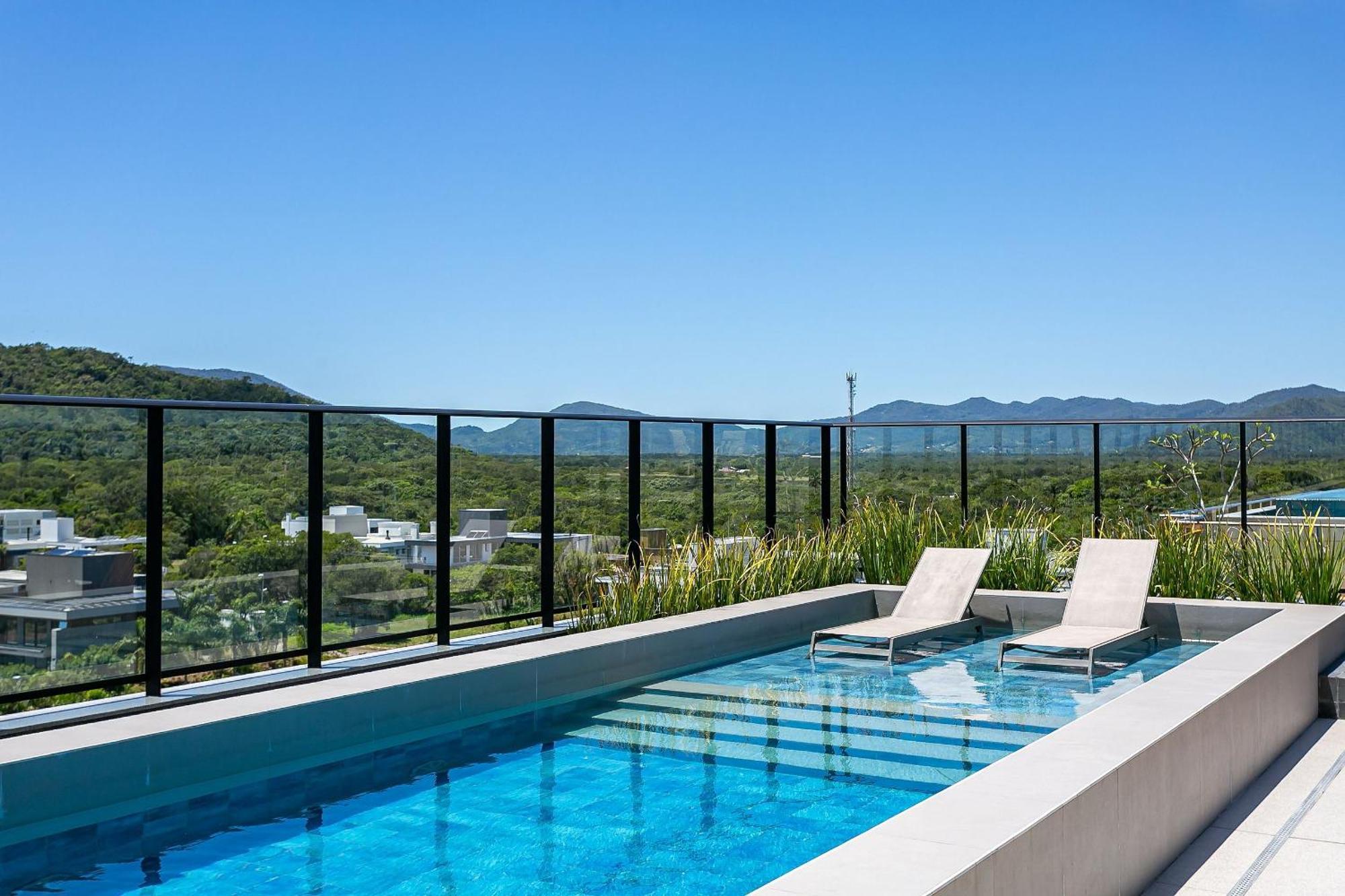 Wi-Fi 300Mb | Rooftop Com Piscina Em Jurere #Ja15 Florianópolis Dış mekan fotoğraf