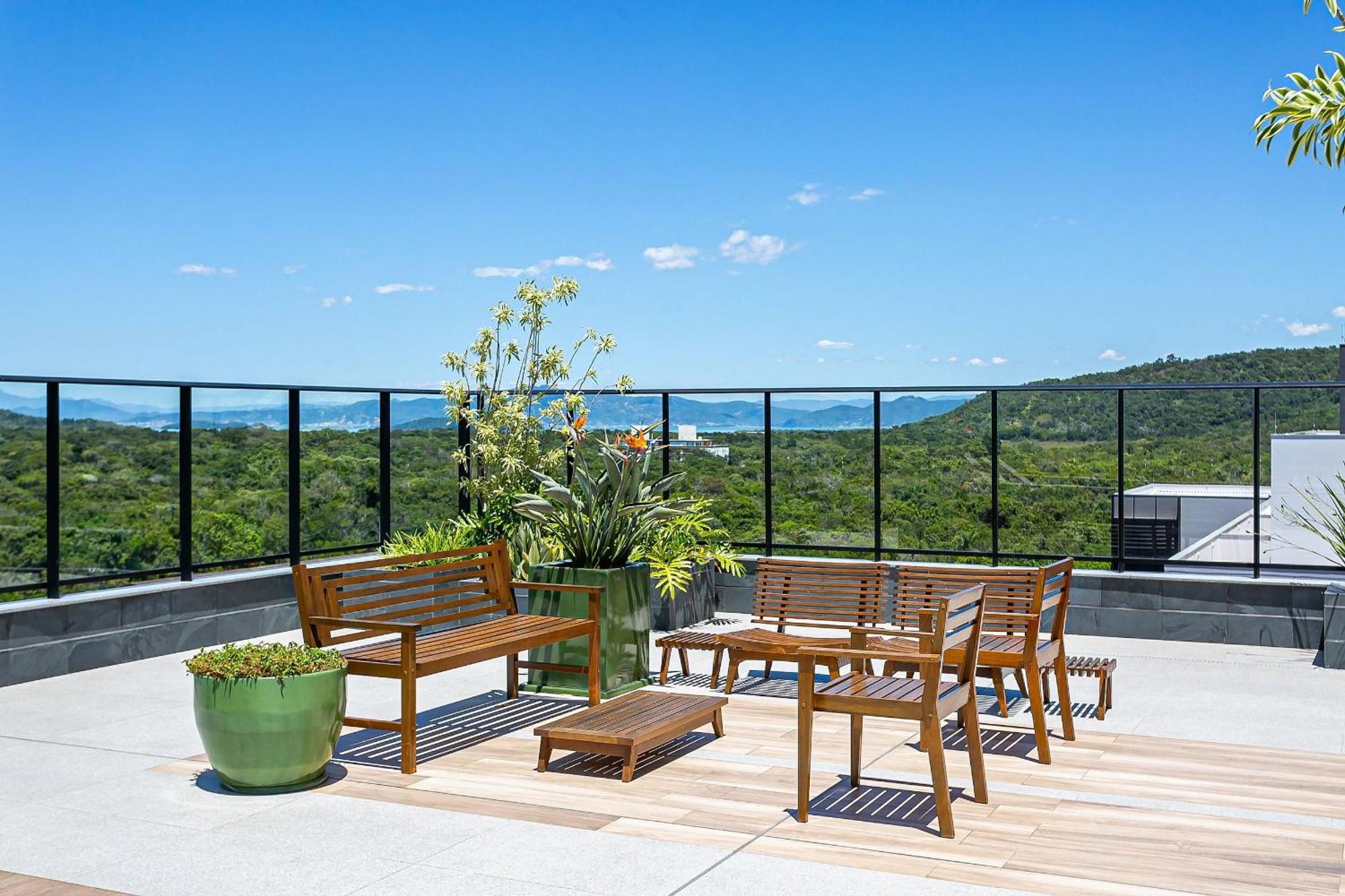 Wi-Fi 300Mb | Rooftop Com Piscina Em Jurere #Ja15 Florianópolis Dış mekan fotoğraf